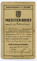 Wehrpass, Soldbuch und Dokumente eines Unteroffiziers aus Mörfelden Kreis Groß-Gerau Hessen – Bild 17