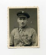 Portrait Bild SA mit Ordensspange, Parteiabzeichen und Ek1 1914