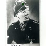 Foto Ritterkreuzträger Willy Fey mit Unterschrift