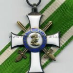 Sachsen Albrechtsorden Ritterkreuz 2. Klasse mit Schwertern, Modell bis 1916, Hersteller S