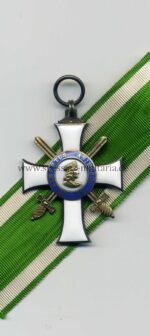 Sachsen Albrechtsorden Ritterkreuz 2. Klasse mit Schwertern, Modell bis 1916, Hersteller S