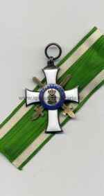 Sachsen Albrechtsorden Ritterkreuz 2. Klasse mit Schwertern, Modell bis 1916, Hersteller S – Bild 2
