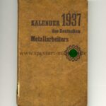 Kalender des Deutschen Metallarbeiters 1937