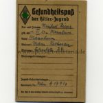 Gesundheitspaß der Hitler Jugend