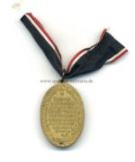 Kyffhäuser Bund Medaille am Band 1914/18 ” Blank die Wehr – Rein die Ehr – Bild 2