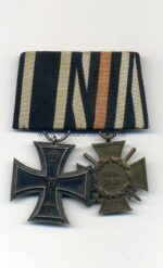 2er Ordensspange Eisernes Kreuz 2.Klasse 1914 und Ehrenkreuz für Frontkämpfer 1914/1918