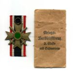 Kriegsverdienstkreuz mit Schwertern 2.Klasse 1939, Herst. Eugen Schmidthäussler, Pforzheim