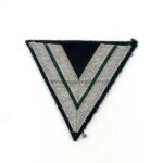 Wehrmacht Heer Obergefreiter Winkel für Panzerjacke