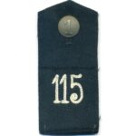Schulterklappe M34, 115 Infanterie Regiment Darmstadt