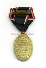 Spange Kyffhäuser Bund Medaille am Band 1914/18 "Blank die Wehr – Rein die Ehr" mit Schwerter – Bild 2