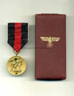 Medaille zur Erinnerung an den 1. Oktober 1938 im Etui