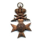 Bayern Militär Verdienstkreuz 3.Klasse mit Krone und Schwertern
