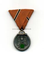 Medaille Winterschlacht im Osten 1941/42 – Trageweise Österreich, Hst. 110 "Otto Zappe"