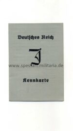 Kennkarte für einen Juden, selten