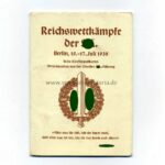 Reichswettkämpfe der SA, 6 Postkarten mit Umschlag, selten