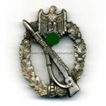 Infanterie Sturmabzeichen in Silber, Hst. E.F. Wiedmann, Frankfurt