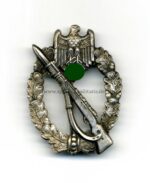 Infanterie Sturmabzeichen in Silber, Hst. E.F. Wiedmann, Frankfurt