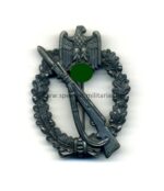 Infanteriesturmabzeichen in Silber mit Hersteller "M.K.4"