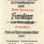 Dokumentengruppe einer Luftschutzunterführerin aus Bremen – Bild 4