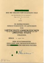 Dokumentengruppe einer Luftschutzunterführerin aus Bremen – Bild 5