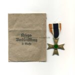 Kriegsverdienstkreuz ohne Schwerter 2.Klasse 1939 mit Verleihungstüte
