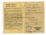 Dokumentengruppe einer Luftschutzunterführerin aus Bremen – Bild 9
