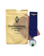 Dienstauszeichnung für 4 Jahre Wehrmacht mit Tüte