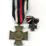 Ehrenkreuz für Kriegsteilnehmer mit Knopflochminiatur