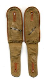 Luftwaffe Afrikakorps Paar Schulterklappen für Feldwebel der Nachrichtentruppe – Bild 3