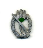 Infanterie-Sturmabzeichen Silber seltene 4 Nieten-Variante