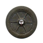 Plakette „Huldigungsfahrt zum deutschen Rhein“ 1929, Mainzer Automobil Club