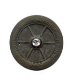 Plakette „Huldigungsfahrt zum deutschen Rhein“ 1929, Mainzer Automobil Club