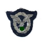Flugzeugführerabzeichen der Luftwaffe, Stoff, Offiziers Ausführung