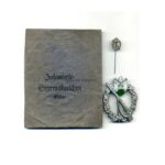 Infanterie Sturmabzeichen in Silber mit Tüte Ernst L. Müller Pforzheim