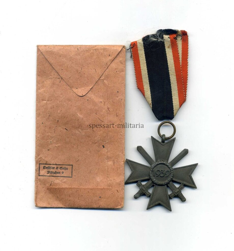 Kriegsverdienstkreuz 2. Klasse mit Schwerter, Hst. 1 Deschler & Sohn München