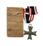 Kriegsverdienstkreuz ohne Schwertern 2.Klasse 1939 mit Verleihungstüte, Hst. 66 - Friedrich Keller, Oberstein – Bild 2