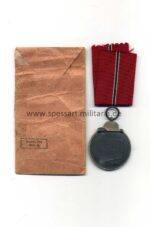 Ostmedaille mit Verleihungstüte, Winterschlacht im Osten 1941/42 (Hst. 15 – Friedrich Orth, Wien) – Bild 2
