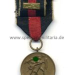 Medaille zur Erinnerung an den 1. Oktober 1938 (Sudetenland-Medaille) mit Prager Burg Spange