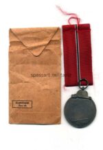 Ostmedaille, Winterschlacht im Osten 1941/42 mit Verleihungstüte,(Hst. 30, Hauptmünzamt Wien) – Bild 2