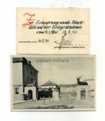 Urkunde Eisernes Kreuz 2. Klasse 1939 "Jäger Regiment 204" 1945 – Bild 3