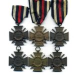 6x Ehrenkreuz für Frontkämpfer