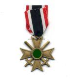 Kriegsverdienstkreuz 2. Klasse 1939 mit Schwertern, Hst. 89 - Rudolf Richter, Schlag bei Gablonz